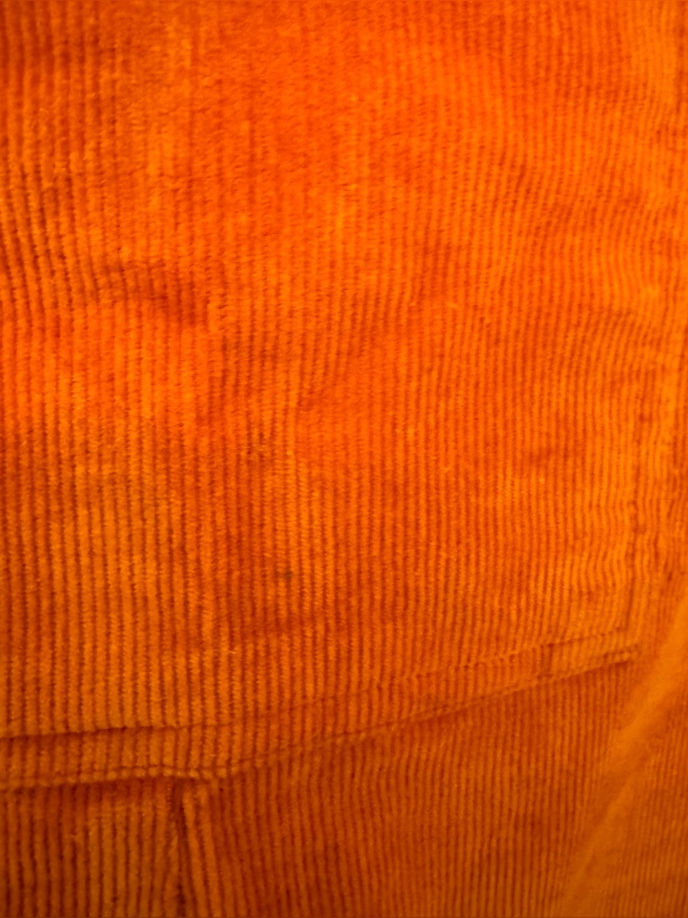 Lucy & Yak Organic Cotton Corduroy Dungarees Overalls Orange Size 14 US - Picture 9 of 12